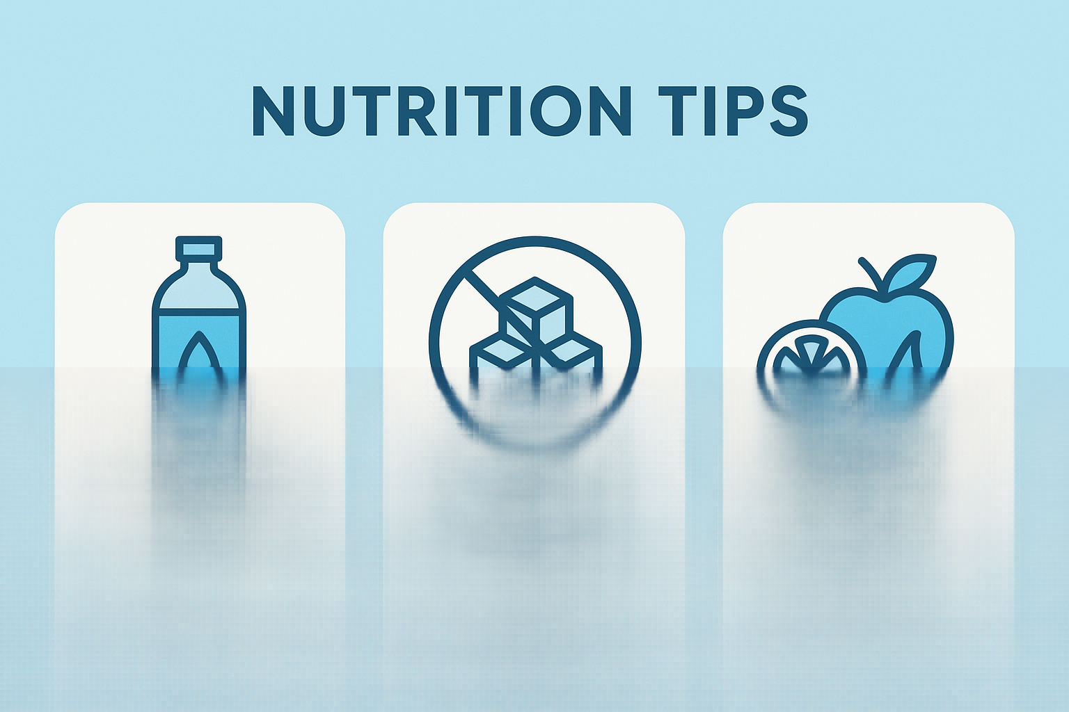 Infografica con consigli nutrizionali